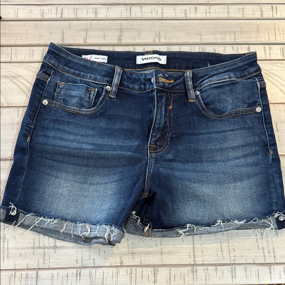 Vigoss Women's Dark Blue Jean Shorts